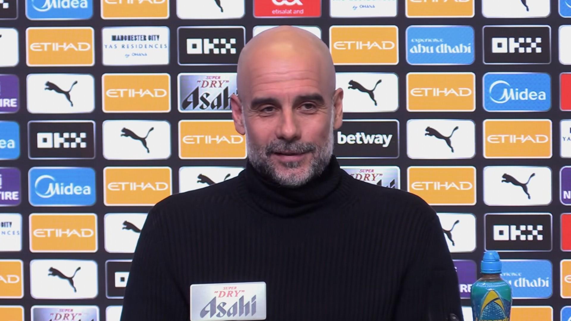 体育赛事-瓜迪奥拉:我会履行完合同;理解格伊为什么不能踢联赛杯决赛